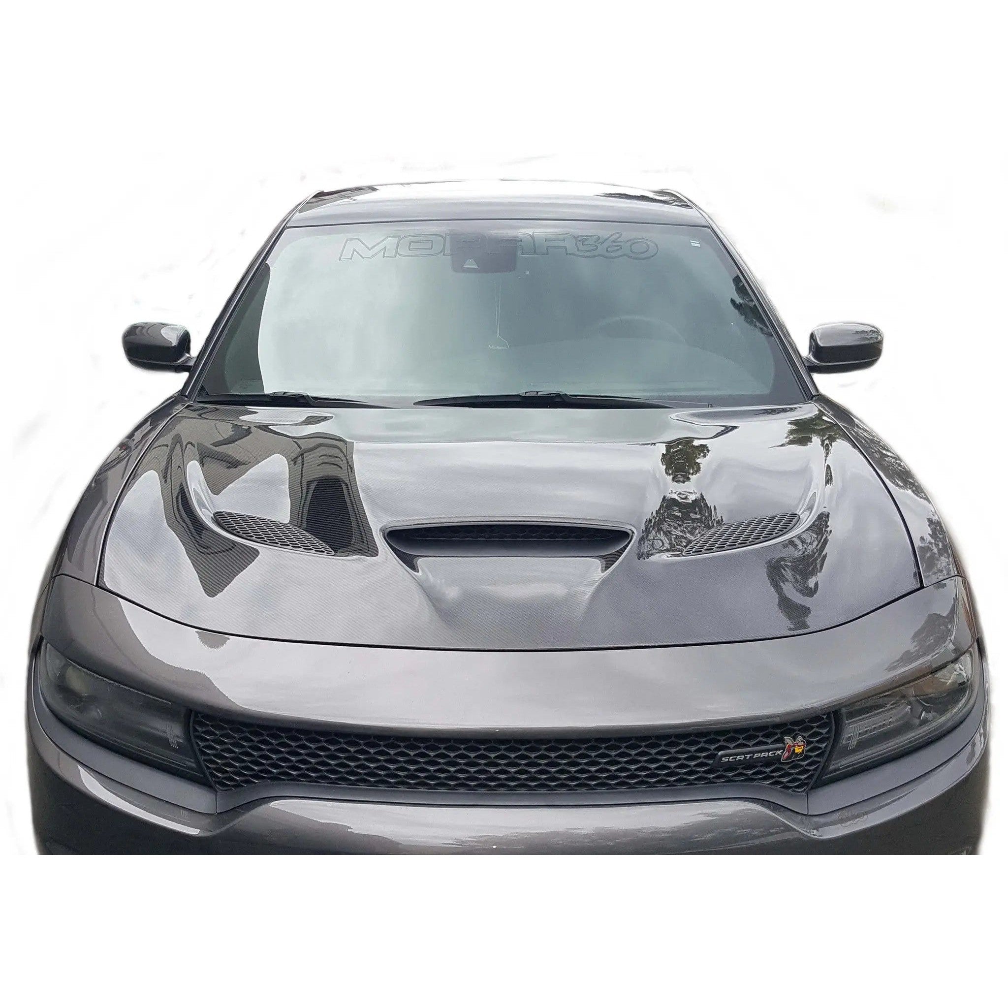 2015-2023 Dodge Charger Carbon Fiber Hellcat Hood | Black Ops Auto – Black  Ops Auto Works, image size:2048x2048