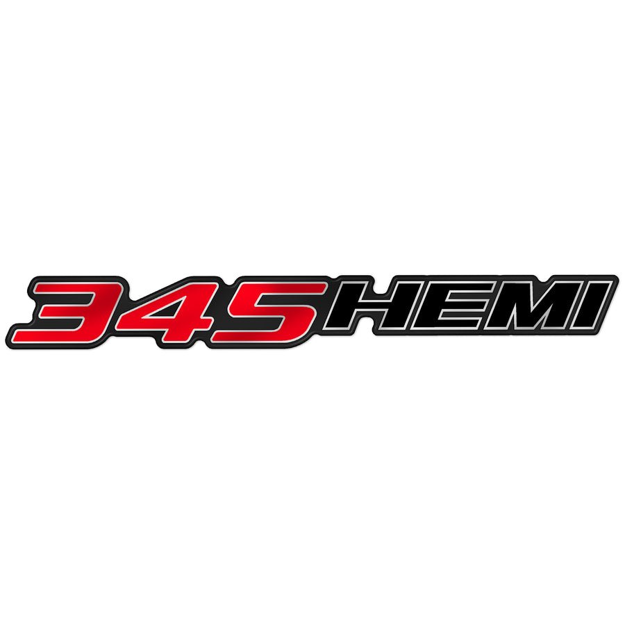 345 Hemi Grille Badge - Customize with 12 Colors – Black Ops Auto