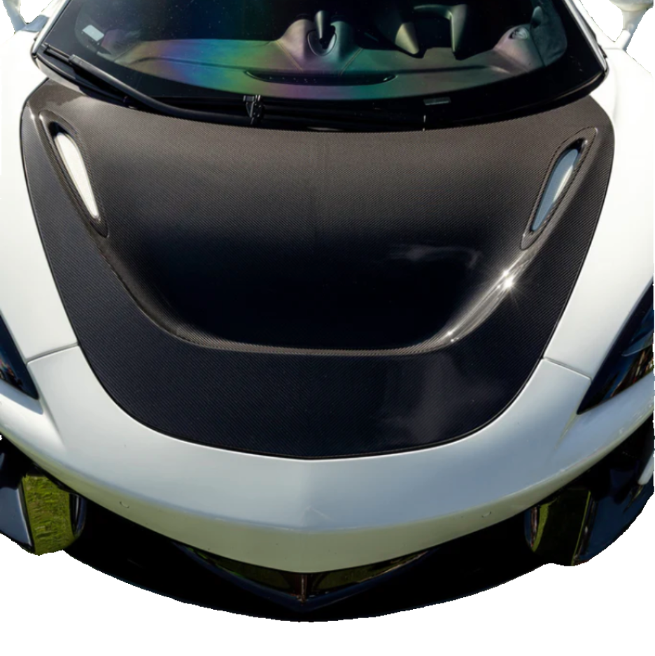 McLaren 570S & 600LT Carbon Fiber Hood - OEM Twill & Forged Carbon