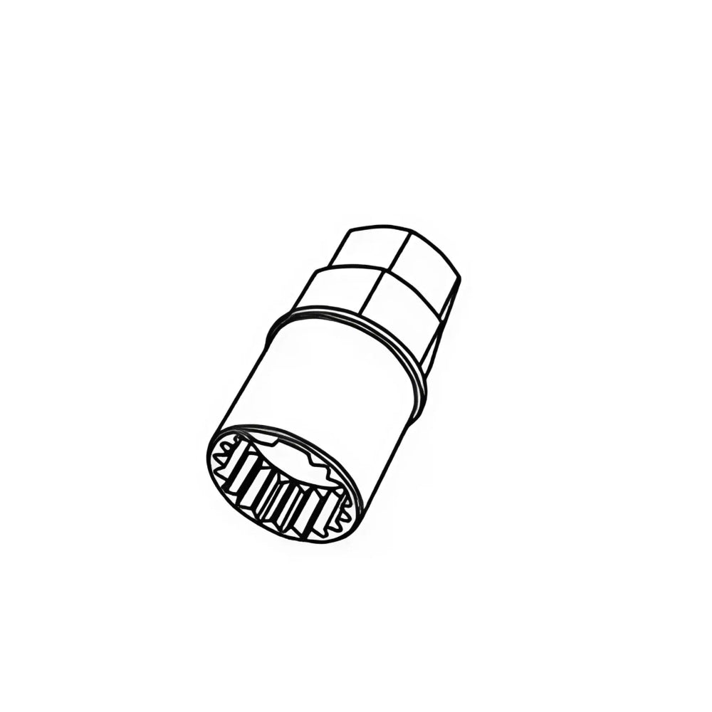 Project Kics WA751124 Leggdura Spare Lock Key #1124 – Black Ops