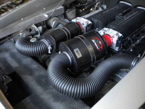 BMC 04-09 Lamborghini Gallardo Oval Trumpet Airbox Kit – Black Ops