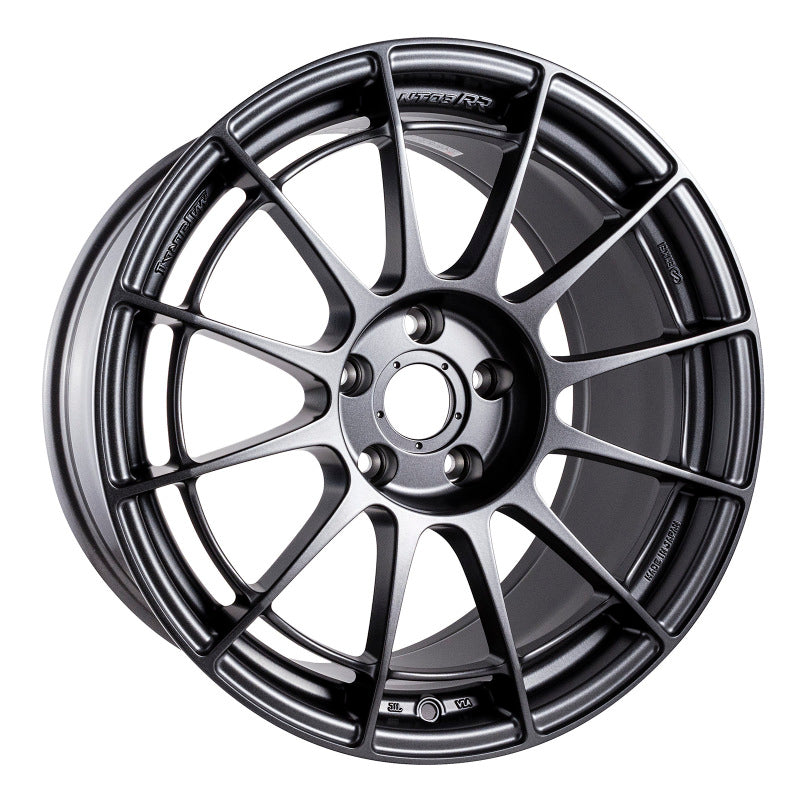 Enkei NT03RR 18x9.5 Gunmetal Wheel - 5x114.3, 27mm Offset – Black