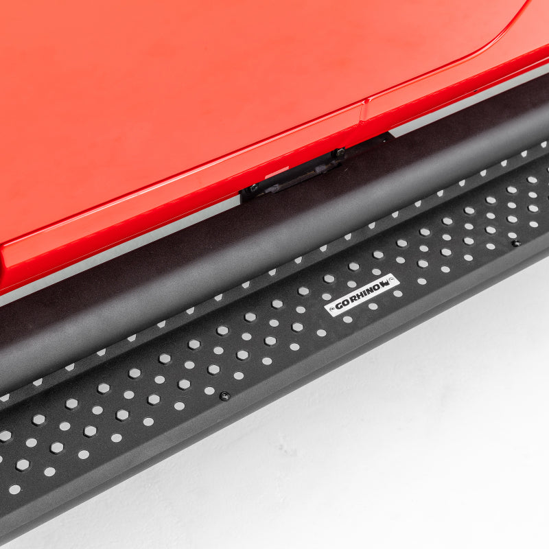 Go Rhino Dominator Extreme D1 Side Steps - Tex Black - 57 in