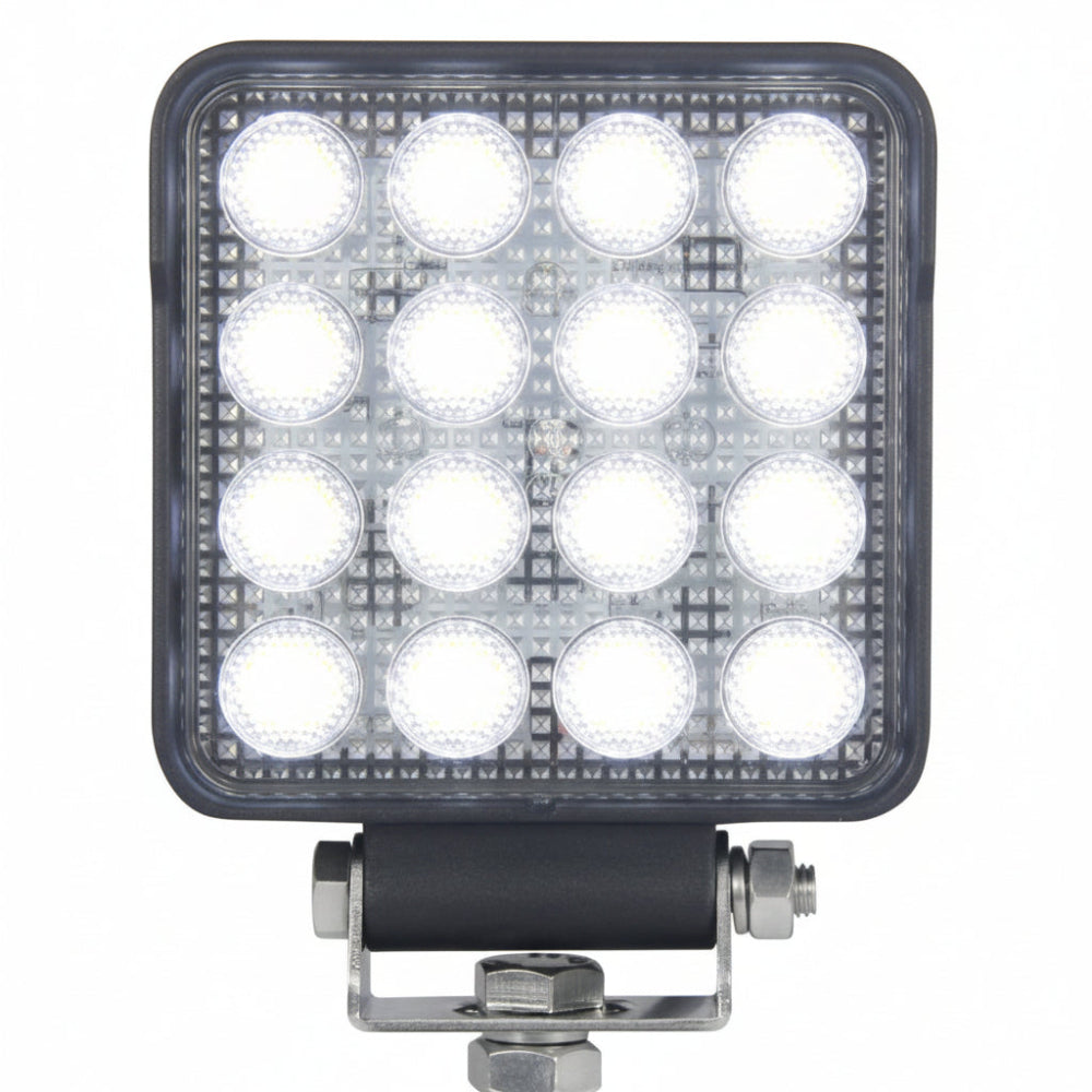 Hella ValueFit LED Work Lamps 4SQ 2.0 LED MV CR BP | Black Ops