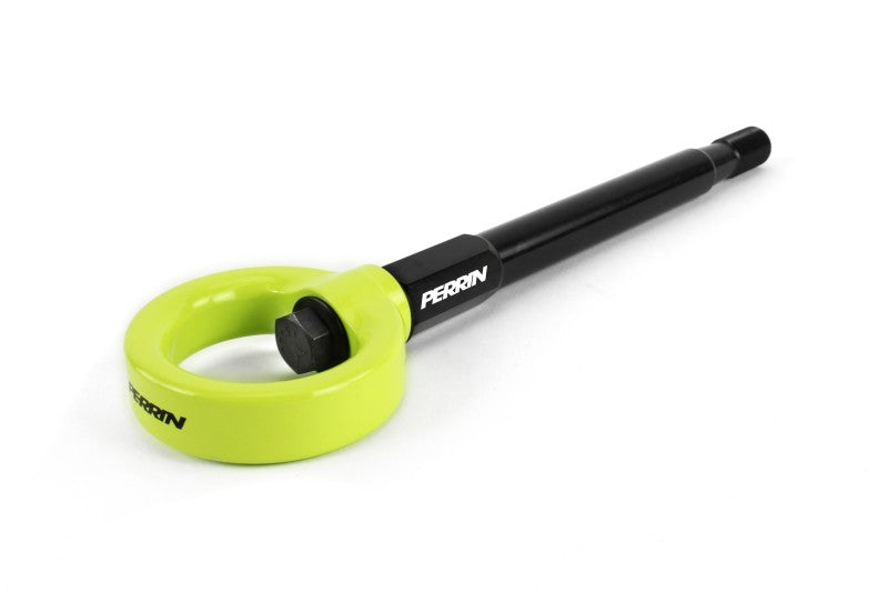 Perrin 02-07 Subaru WRX/STI Tow Hook Kit (Front) - Neon Yellow