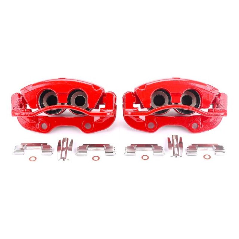Action ABK05-スポーツグリップ - Red Stripe Break Power Stop 02-06 Escalade Rear Red Calipers Pair – Black Ops Auto