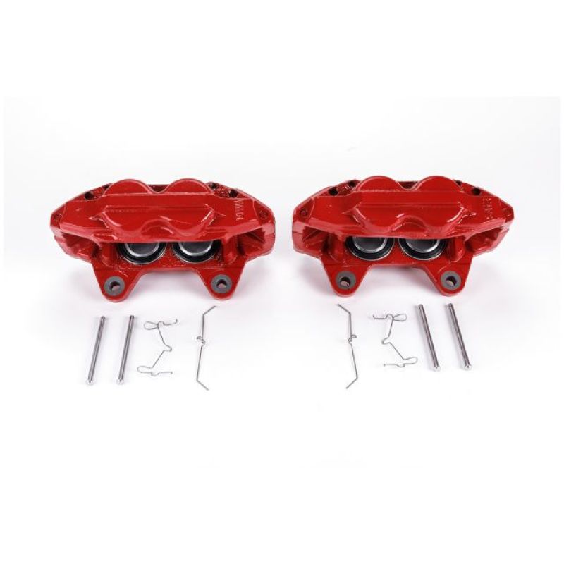 Power Stop 2010-2015 Lexus GX460 Front Red Calipers Pair – Black