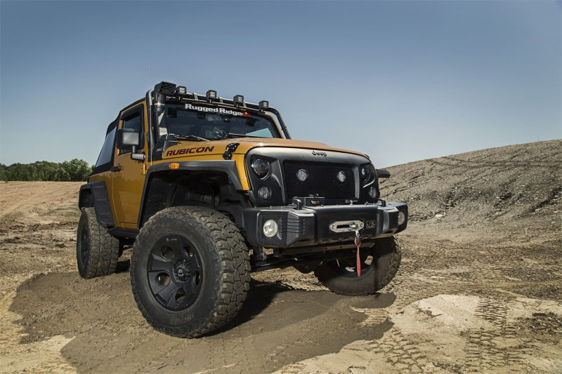 シシクイ　タンクトップ　holed north / BLACK Rugged Ridge 07-18 Jeep Wrangler 3.6L/3.8L XHD Snorkel Kit – Black