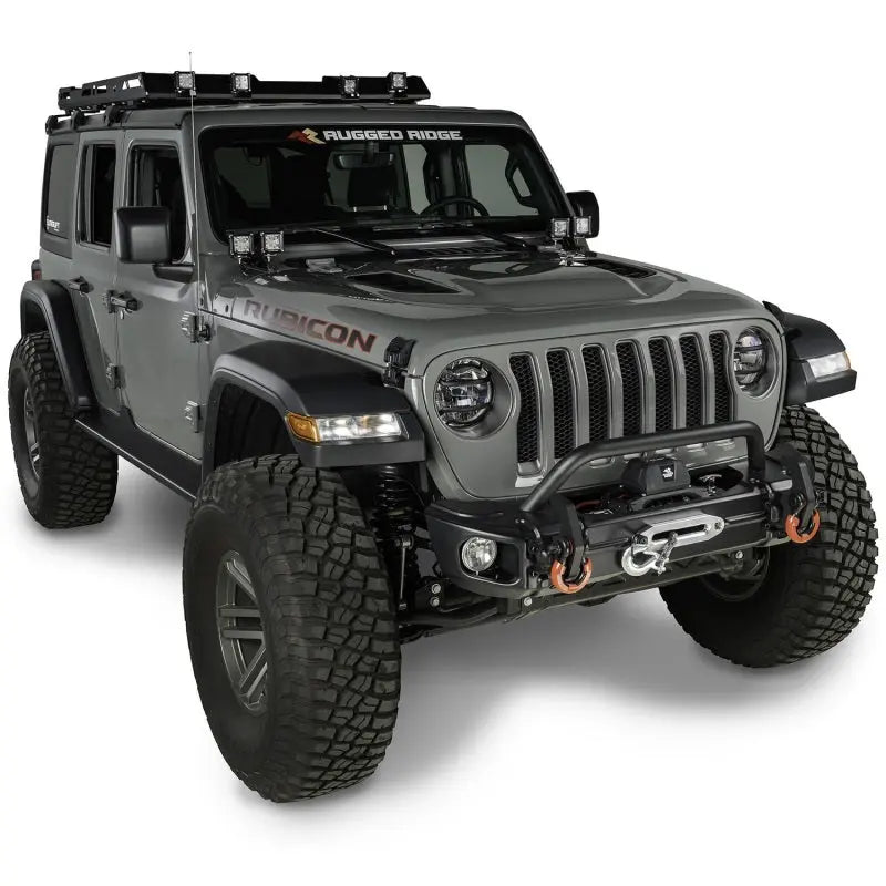 Rugged Ridge 18-20 Jeep Wrangler JL/JT Arcus Front Bumper Set w