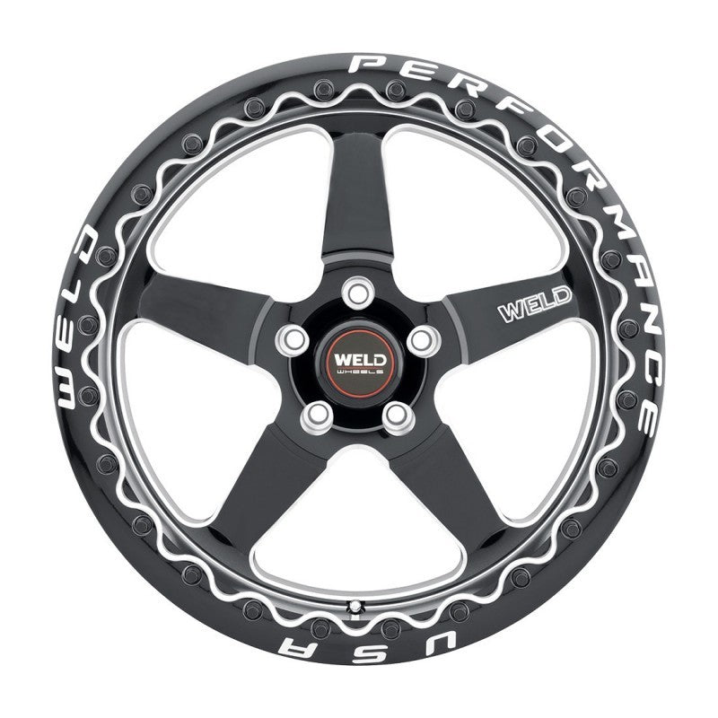 Weld S904 17x10 Ventura Beadlock Wheel - Gloss Black Finish