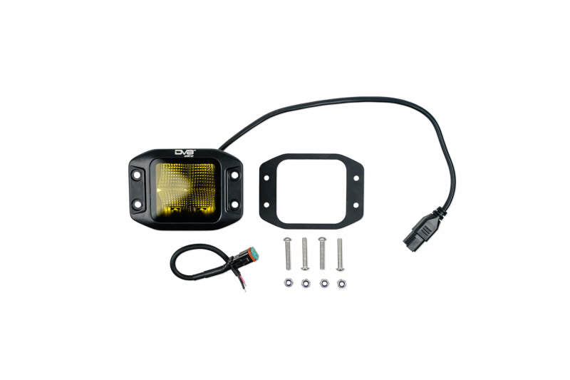DV8 3-Inch Elite Series LED Amber Flush Mount Pod Light Black Ops Auto Works DV8 3-Inch Elite Series LED Amber Flush Mount Pod Light Black Ops Auto Works