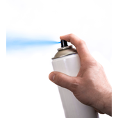 Spraying blue Vehicle Paint for Creative Projects and DIY Enthusiasts, perfect for automotive enthusiasts at [Store Name].