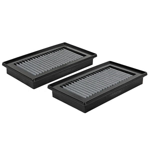 Infiniti Q50 Hybrid Parts and Accessories — aFe Magnum FLOW Pro DRY S OE Replacement Filter (Pair) 14-19 Infiniti Q50 V6 3.5L/3.7L