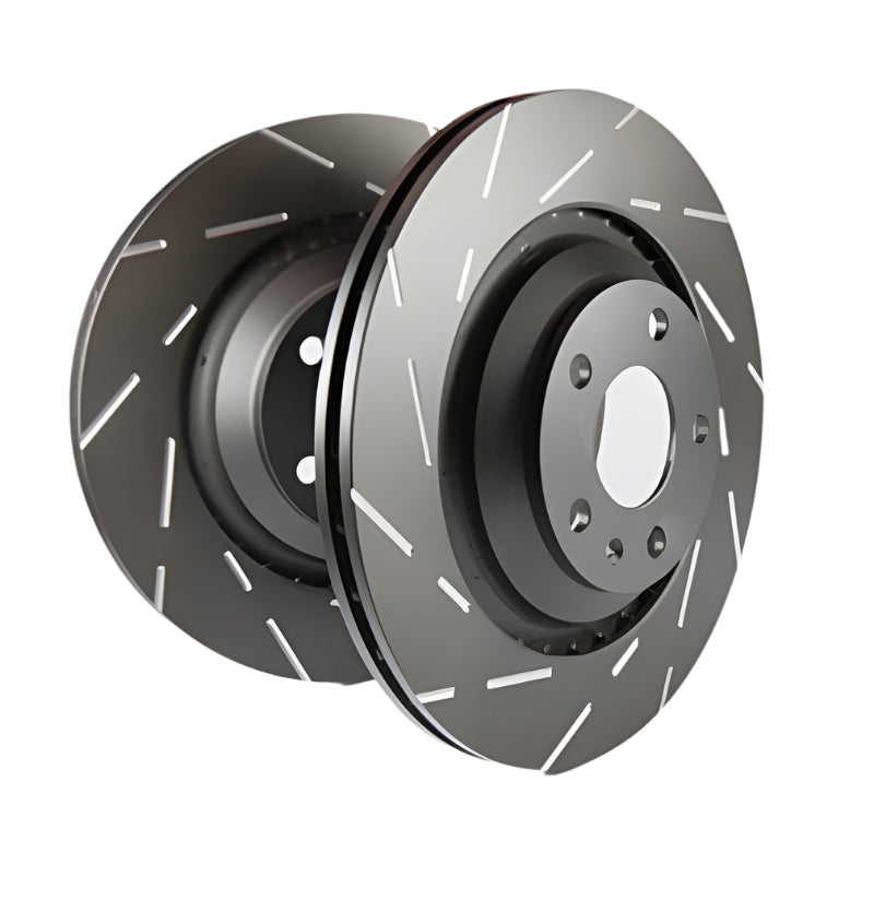 EBCUSR2217-EBC 2019+ Hyundai Veloster (2nd Gen) N 2.0T USR Slotted Front Rotors-Brake Rotors - Slotted-EBC