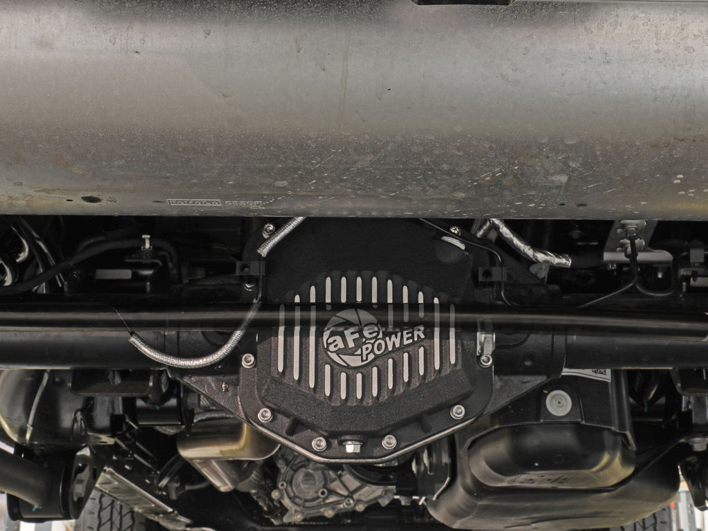 aFe aFe POWER 2021 Ford Bronco w/ Dana M220 Differential Cover Black Street Series w/ Machined Fins