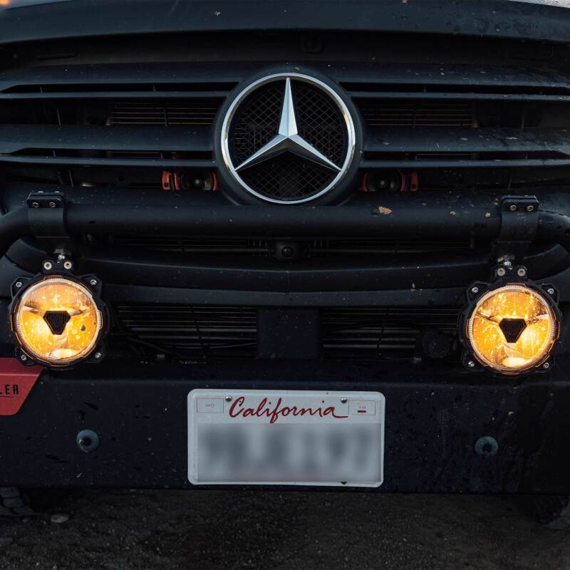 KCL91405-KC HiLiTES Gravity Titan LED 6in. - Pair Pack (SAE Driving Beam)-Light Bars & Cubes-KC HiLiTES