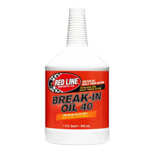 Load image into Gallery viewer, Red Line Break-In Oil 40 quart bottle full view