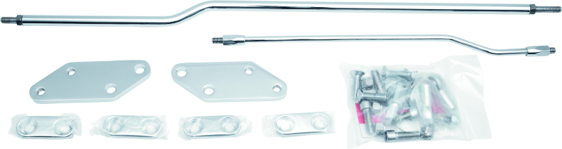 KUR9049-Kuryakyn 03-08 Dyna Forward Control Extenders Chrome-Footpegs-Kuryakyn