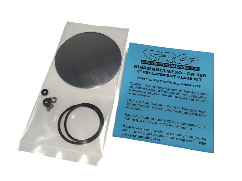 CRGGK-100-CRG 3 in. Round Replacement Glass Kit-Side Mirrors-CRG Constructors