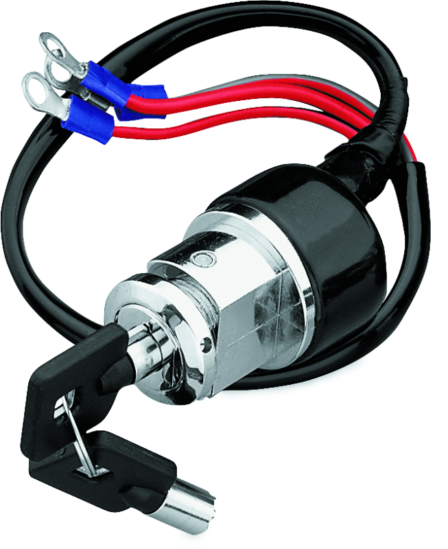 TWP215544-Twin Power 91-04 FXD 82-94 99 FXR 79-03 XL 3-Wire Round Key Switch Custom 3 Position-Relays-TwinPower