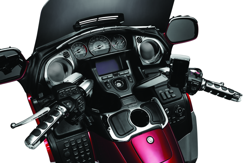 KUR6183-Kuryakyn ISO Grips For GL1800 With Heated Grips Chrome-Grips-Kuryakyn