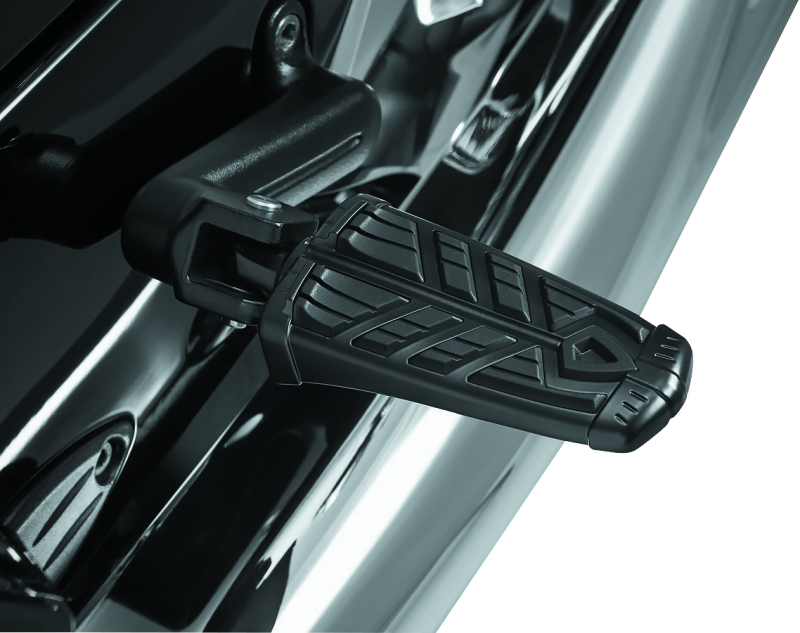 KUR8867-Kuryakyn Splined Peg Adapter Black-Footpegs-Kuryakyn