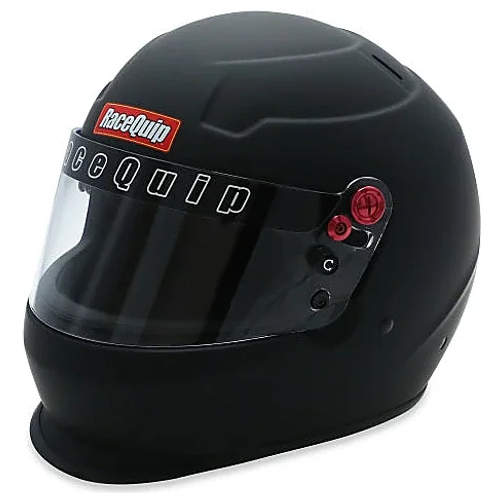 RaceQuip PRO25 SA2025 FLBLK MED HELMET