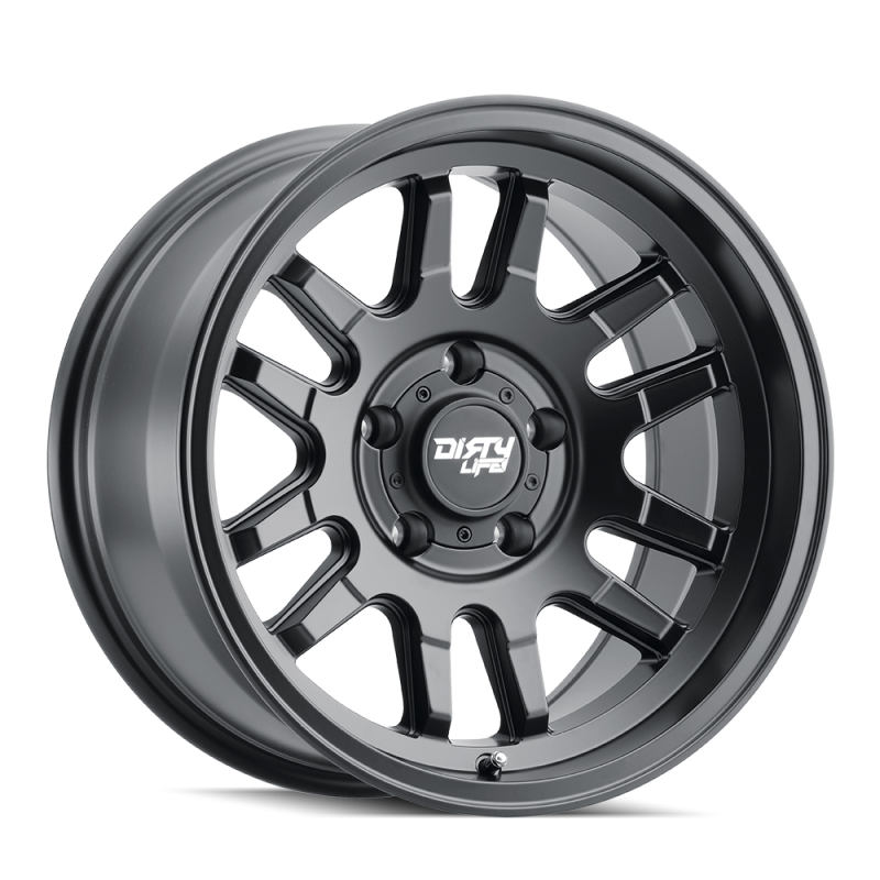 DLW9310-7983MB0-Dirty Life 9310 Canyon 17x9 / 6x139.7 BP / 0mm Offset / 106mm Hub Matte Black Wheel-Wheels - Cast-Dirty Life