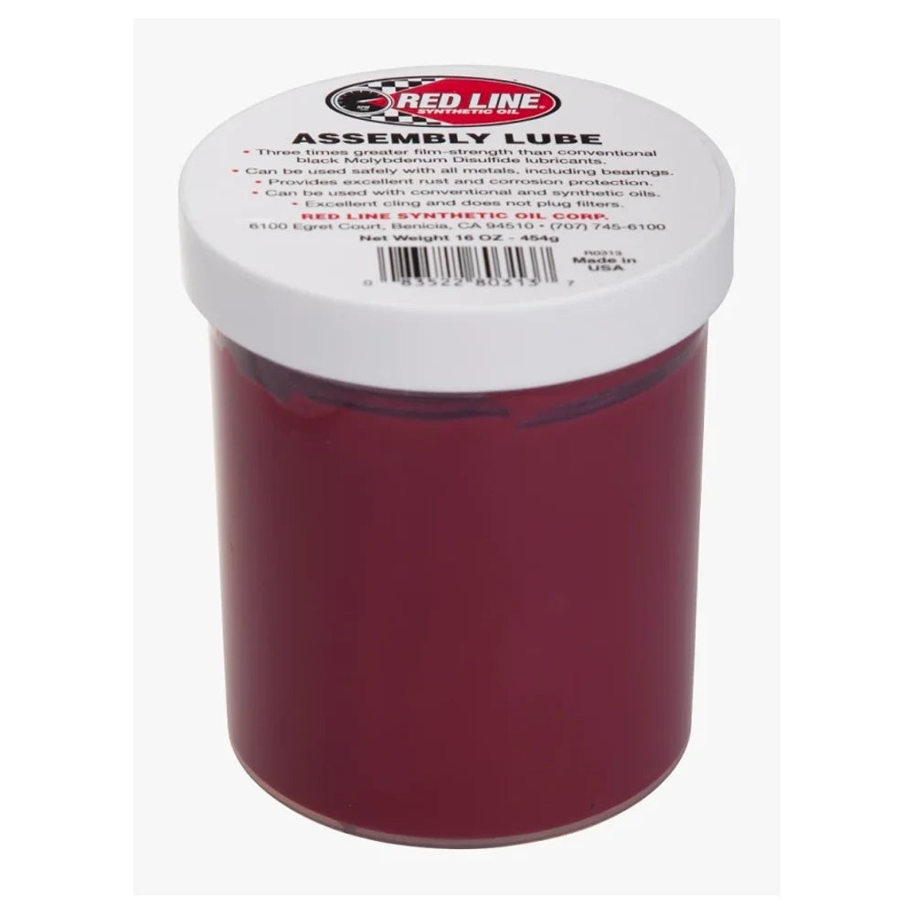 RED80313-Red Line Assembly Lube - 16oz.-Greases & Lubricants-Red Line