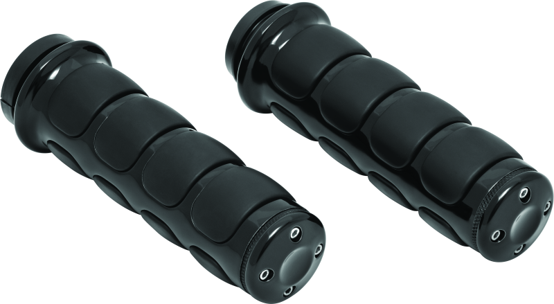 KUR6321-Kuryakyn ISO Grips Throttle-By -Wire Black-Grips-Kuryakyn