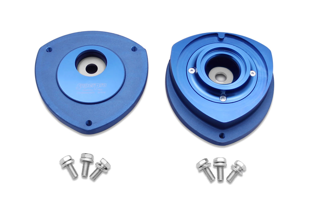 Superpro SuperPro 2015 Audi A3 Quattro Premium Front Upper Fixed Camber Offset Strut Mount Set