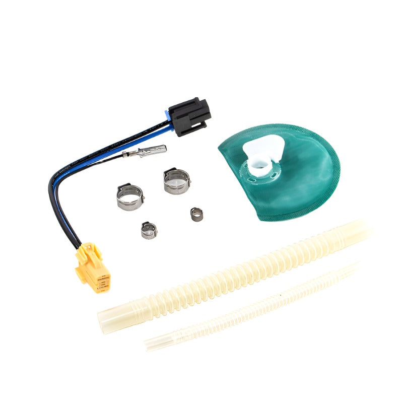 DWK9-1047-DeatschWerks 15-17 Ford Mustang V6/GT DW400 Fuel Pump Set Up Kit-Fuel Pump Fitment Kits-DeatschWerks