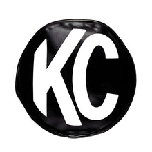Load image into Gallery viewer, KCL5800-KC HiLiTES 8in. Round Soft Cover (Pair) - Black w/White KC Logo-Light Covers and Guards-KC HiLiTES
