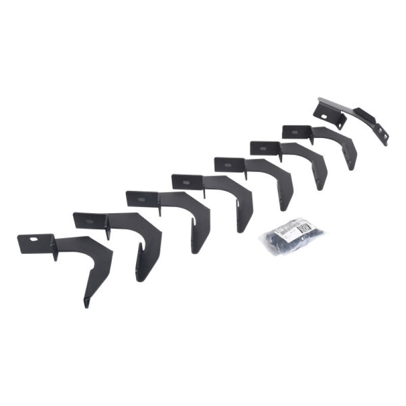 Go Rhino 15-22 GMC Canyon Crew Cab 4DR Mounting Brackets(V-Series V3/RB10 Slim/RB20 Slim) - Tex. Blk-Brackets-Go Rhino