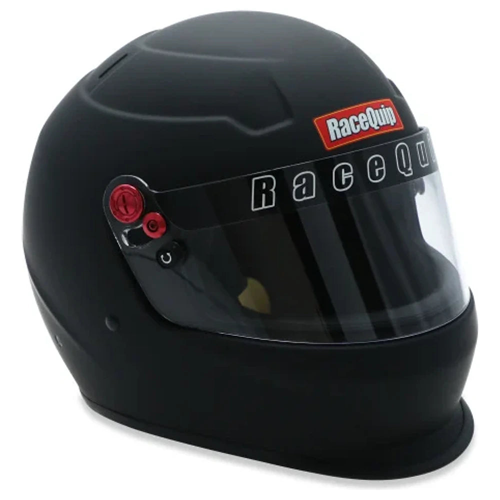 RaceQuip PRO25 SA2025 FLBLK MED HELMET - product view 3