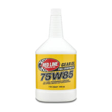 Load image into Gallery viewer, Red Line 75W85 GL-5 Gear Oil - Quart Red Line