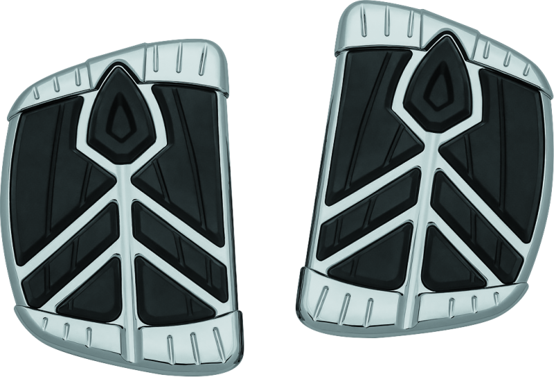 KUR5652-Kuryakyn Spear Mini Boards Without Adapter Chrome-Running Boards-Kuryakyn