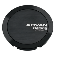 Load image into Gallery viewer, AVNYV0329-Advan 73mm Full Flat Centercap - Black-Wheel Center Caps-Advan
