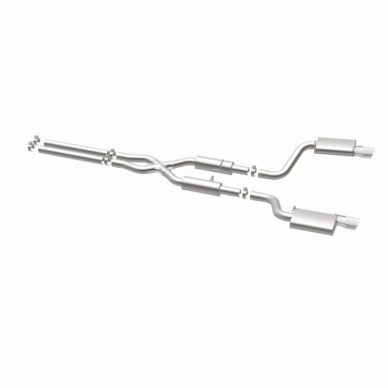 MagnaFlow 11-12 Dodge Charger SRT-8 Hemi Dual Split Rear Exit Stainless Cat-Back Performance Exhaust-Catback-Magnaflow