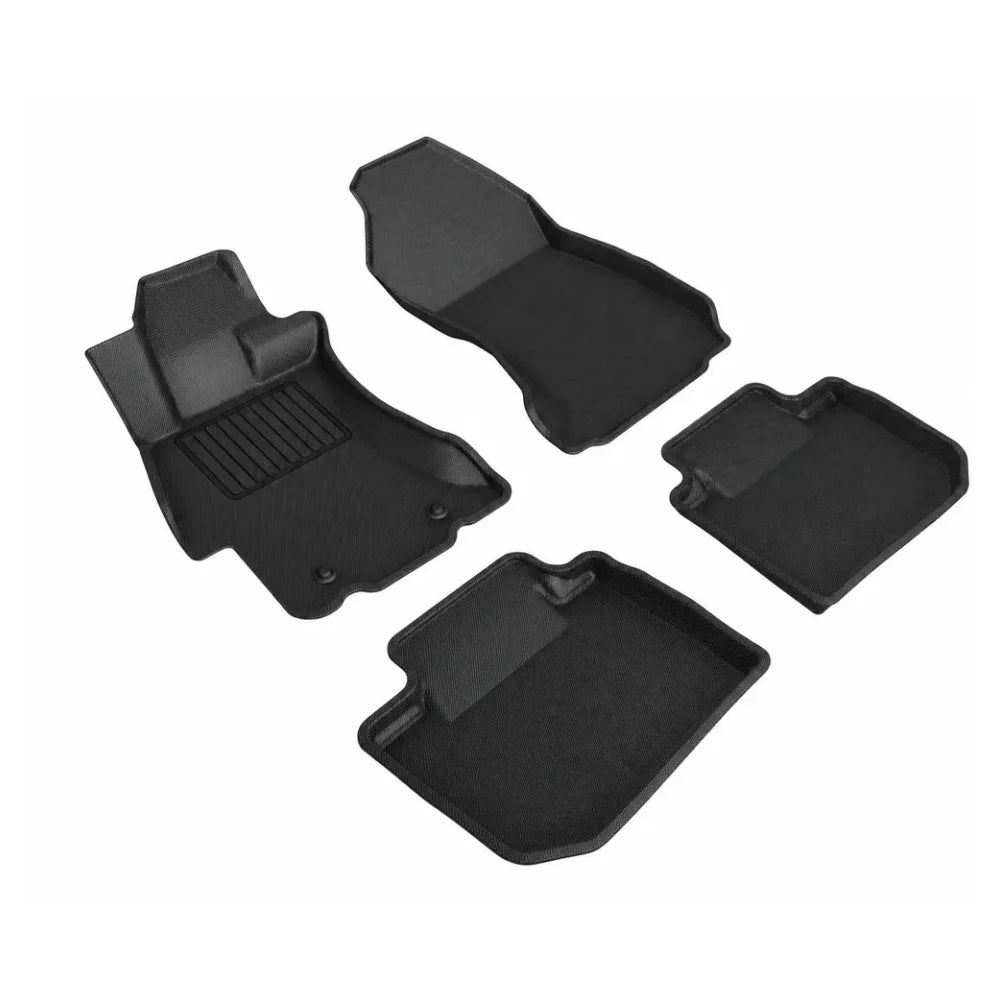 3D MAXpider 12-17 Subaru Impreza / XV Crosstrek / Crosstrek Kagu Black Full Set - 3D MAXpider ACEL1SB00801509