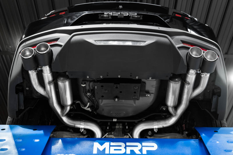 MBRPMDA7205-MBRP 2018+ Ford Mustang GT 5.0L Aluminized 3in Street to Race Conversion Kit-Catback-MBRP