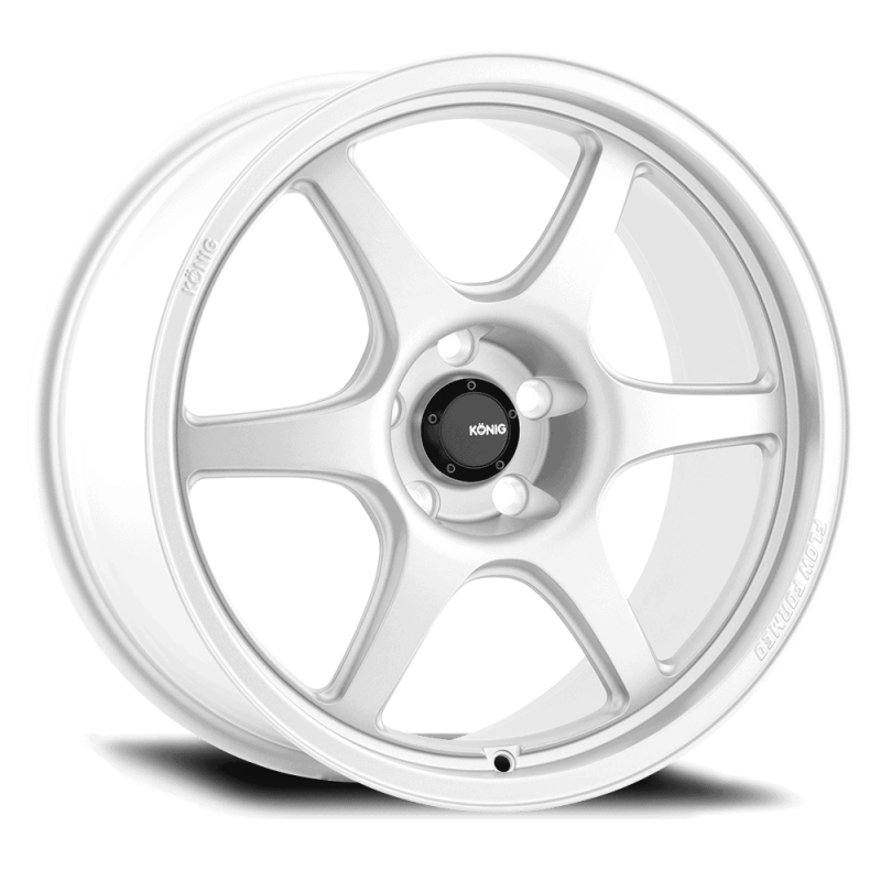 KNGHF8510025W-Konig Hexaform 15x8 4x100 ET25 Gloss White-Wheels - Cast-Konig