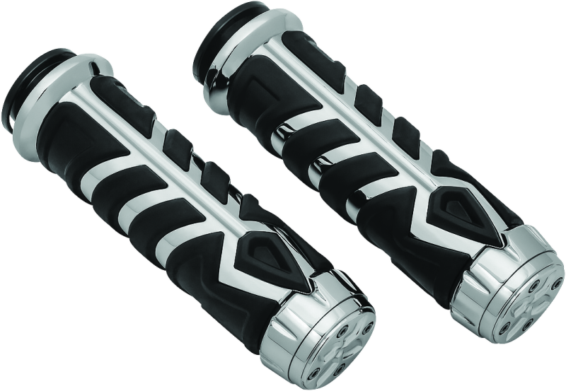 KUR5752-Kuryakyn Spear Grips For Indian Chrome-Grips-Kuryakyn