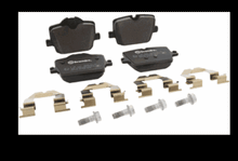 Load image into Gallery viewer, Brembo P06114 PRIME Low-Metallic Rear Brake Pads - BMW and Toyota Applications - image 2