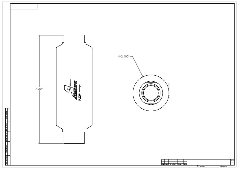 Aeromotive Filter Element - 10 Micron Microglass (Fits 12339/12341)-Fuel Filters-Aeromotive