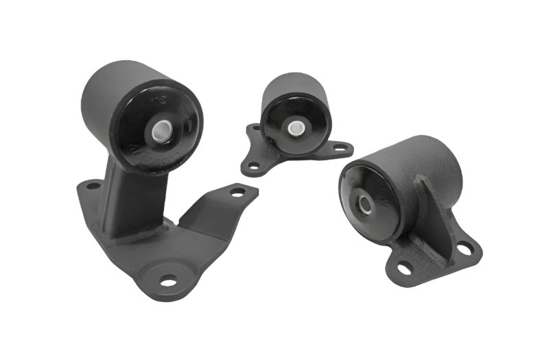 Innovative 94-97 Accord F-Series Black Steel Mounts 75A Bushings (Auto to Manual)-Engine Mounts-Innovative Mounts