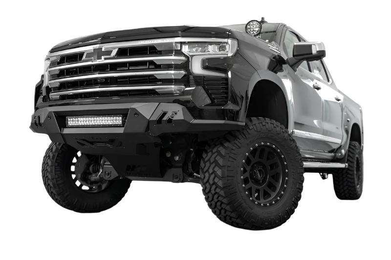 ADDF140300010103-ADD 2022+ Chevrolet Silverado 1500 Black Label Front Bumper-Bumpers - Steel-Addictive Desert Designs