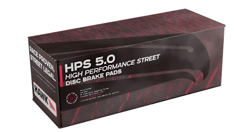 HAWKHB825B.649-Hawk 13-15 BMW 335i/335i xDrive / 14-16 BMW 435i/435i xDrive HPS 5.0 Rear Brake Pads-Brake Pads - Performance-Hawk Performance