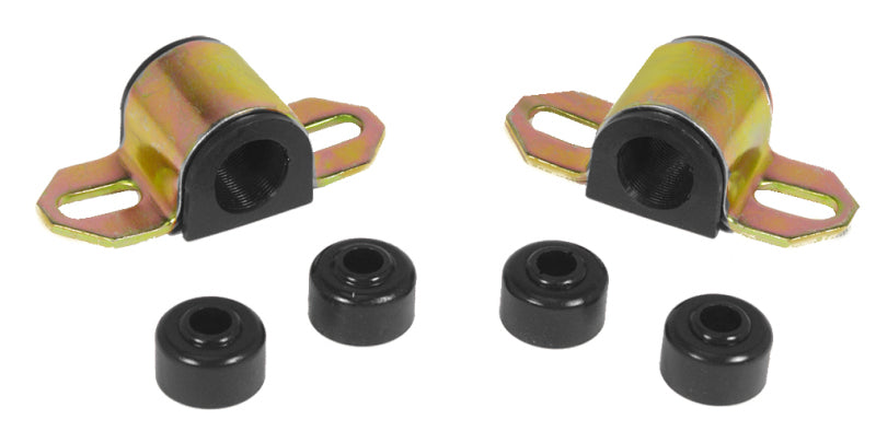 PRO13-1107-BL-Prothane 90-94 Mitsubishi Eclipse Rear Sway Bar Bushings - 20mm - Black-Sway Bar Bushings-Prothane
