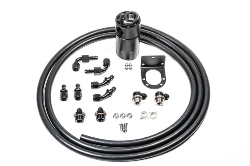 RAD20-1806-FL-Radium Engineering Single Catch Can 6AN Kit Fluid Lock-Oil Catch Cans-Radium Engineering